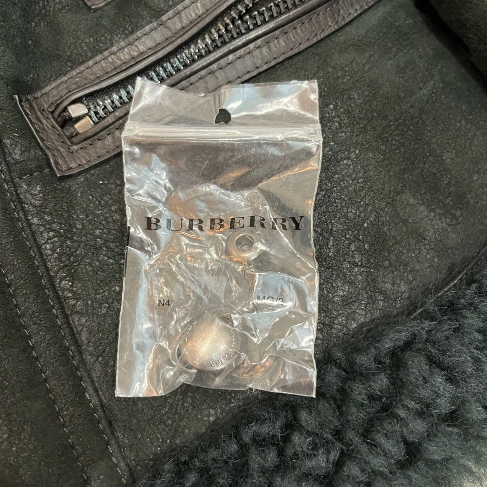 Burberry Brit Shearling Leather Jacket - Picture 10 of 16